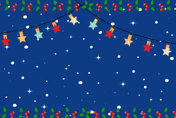 Christmas Blue Night: Premium Illustrations for Holiday Branding