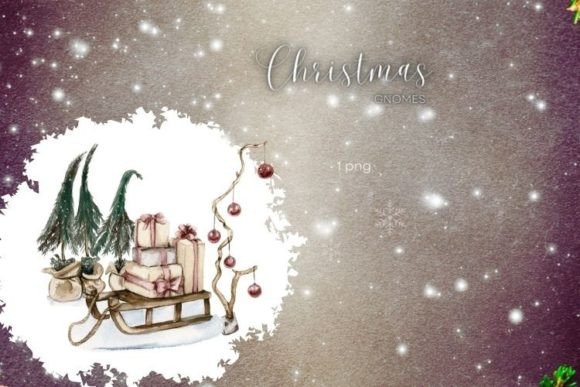 Christmas Gnomes Compositions: Festive Illustrations