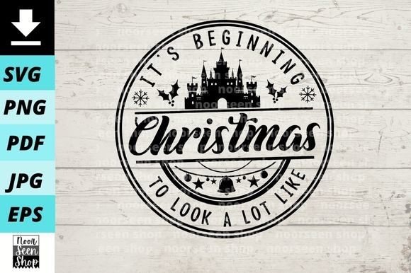 Christmas Saying It's Beginning to Look: Festive Illustrations