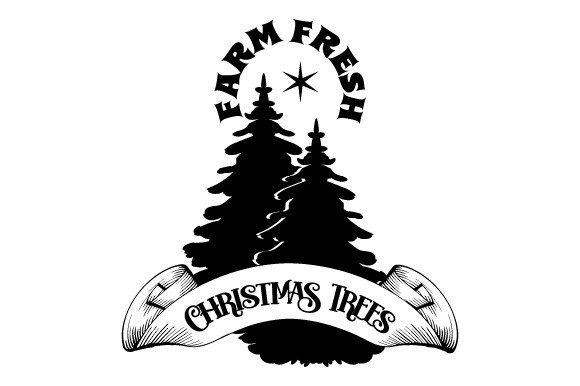 Christmas Trees Farm Fresh: Premium Illustrations