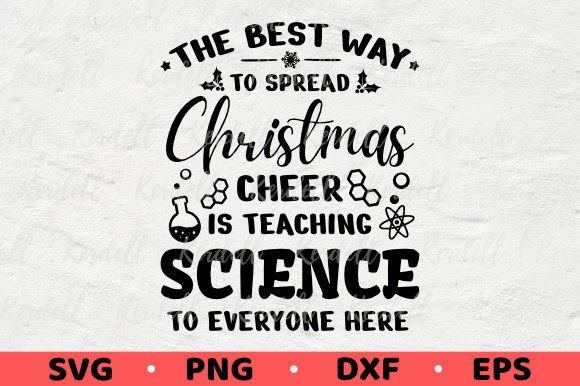 Science Teacher Christmas Cheer: Festive Illustrations